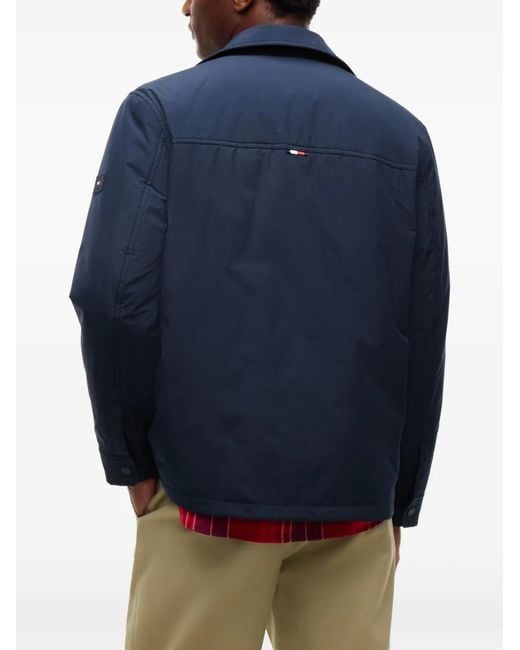 Tommy Hilfiger Blue Packable Lightweight Shirt Jacket for men