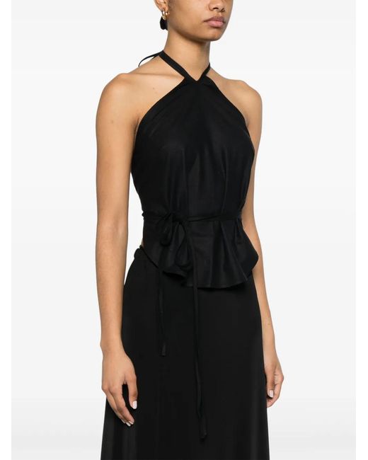 Baserange Black Mar Top
