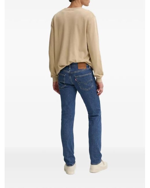 Levi's Blue Five-Pocket Jeans for men