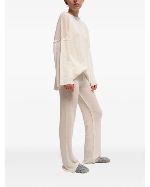 Gudrun & Gudrun Natural Billa Long-Sleeved Knit Top