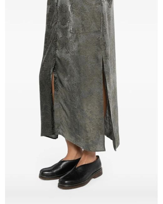 Uma Wang Gray Amare Dress