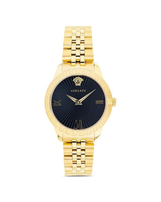 Versace Metallic Greca 36Mm Watch