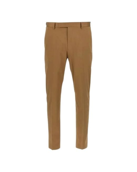 PT Torino Natural Logo-Detail Trousers for men