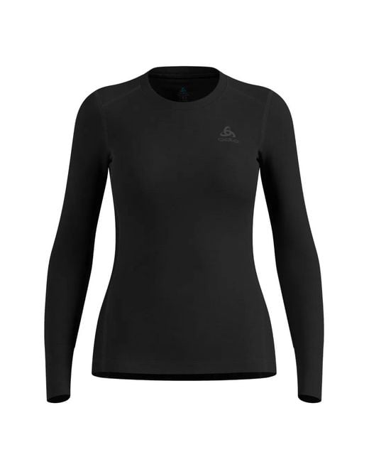 Odlo Black Long-Sleeve Base Layer