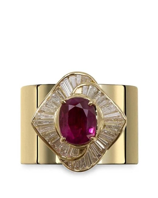 YUTAI Pink Revive Ruby And Diamond Ring