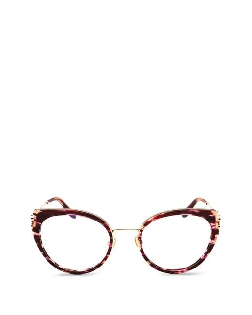 Occhiali Cat-Eye di Chopard in Natural