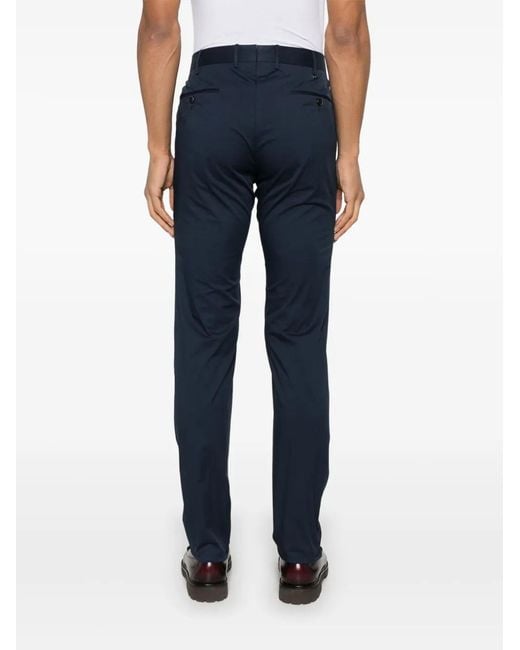 PT Torino Blue Tapered Trousers for men