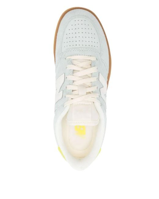 New Balance White T500 Sneakers