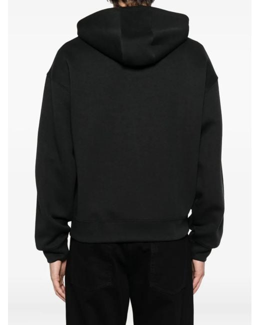 Adidas Black Sapcer Zip-Up Hooded Jacket for men