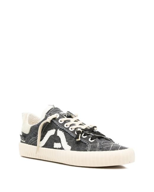 Springa White Wavy Sneakers for men