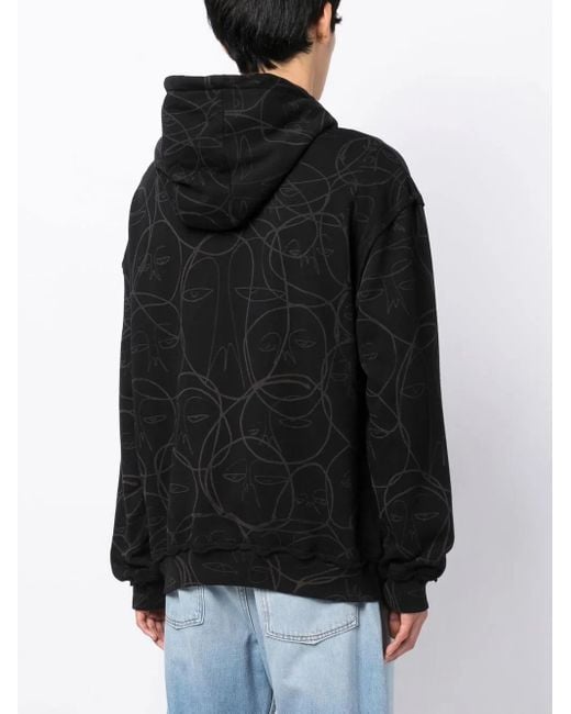 Haculla Black One Of A Kind Laser Hoodie for men