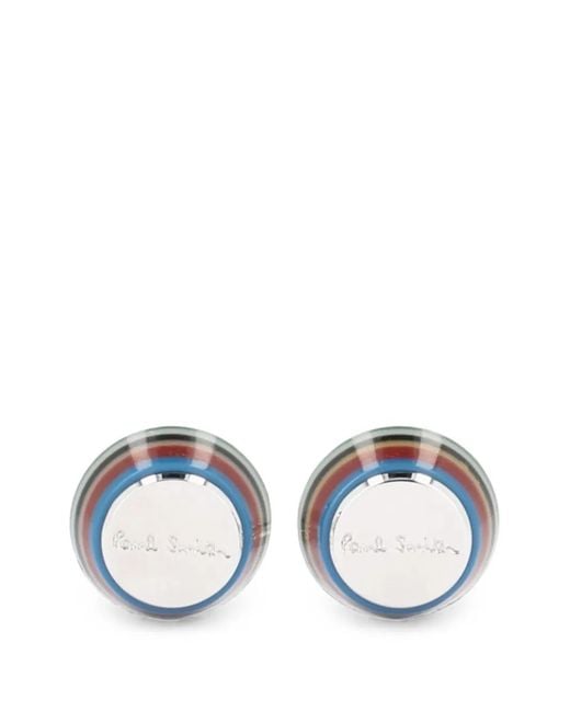 Paul Smith Metallic Artist Stripe Cufflinks for men