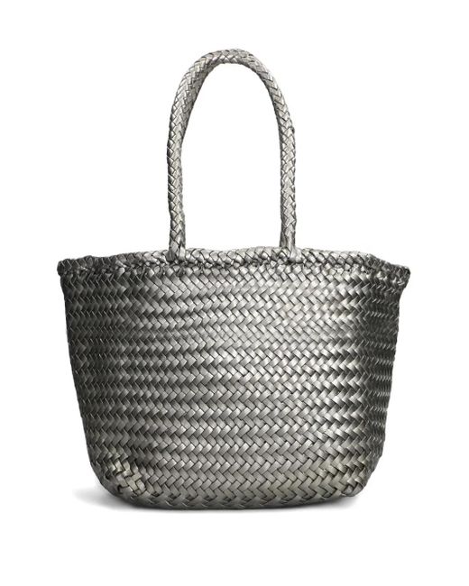 Dragon Diffusion Gray Woven Tote Bag