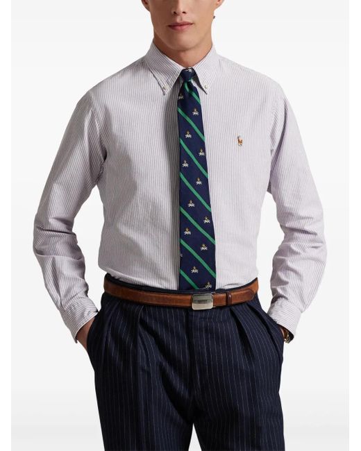 Polo Ralph Lauren Cotton Shirt in White for Men | Lyst