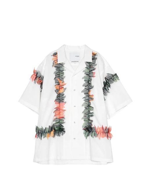 Yoshio Kubo White Short-Sleeve Shirt