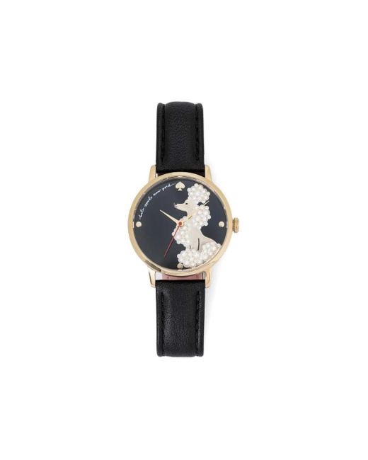 Reloj Metro de 34 mm Kate Spade de color Black