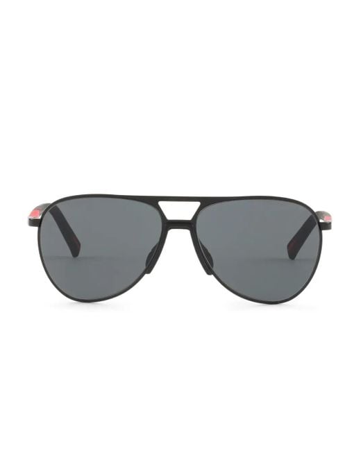 Prada Gray Linea Rossa Sunglasses for men