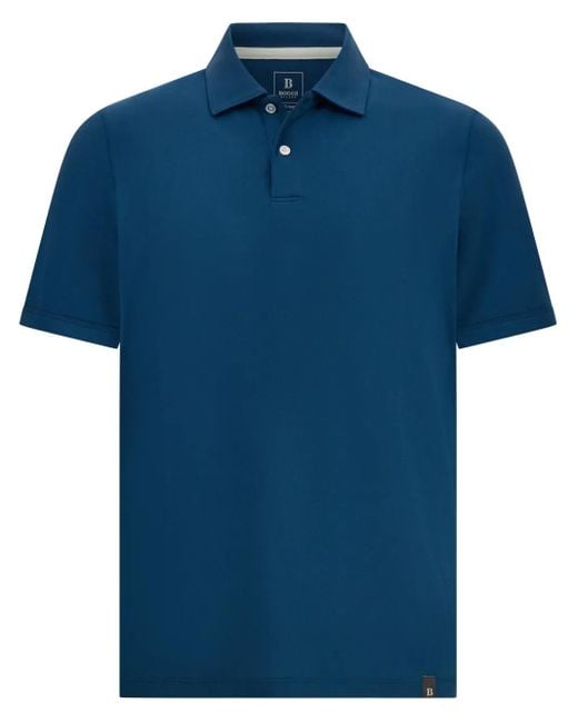 Boggi Blue Piqué Polo Shirt for men