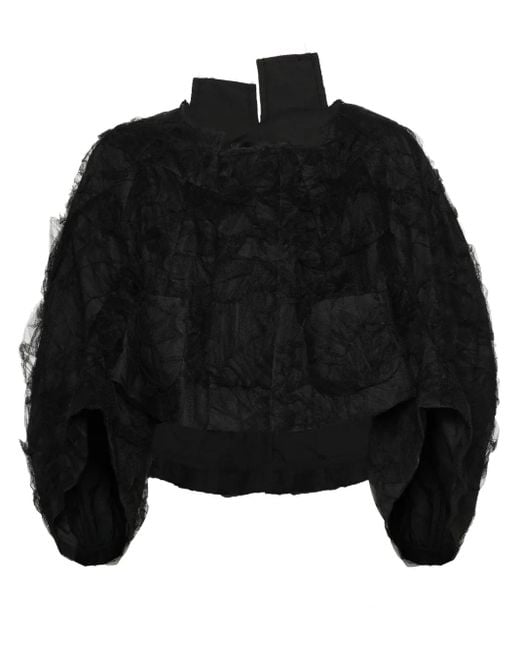 Comme des Garçons Black Cropped Jacket