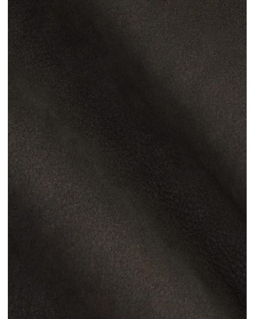 RRL Black Fringed Leather Trousers