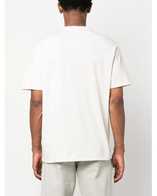 Amiri White Ma Bar Logo T-Shirt for men