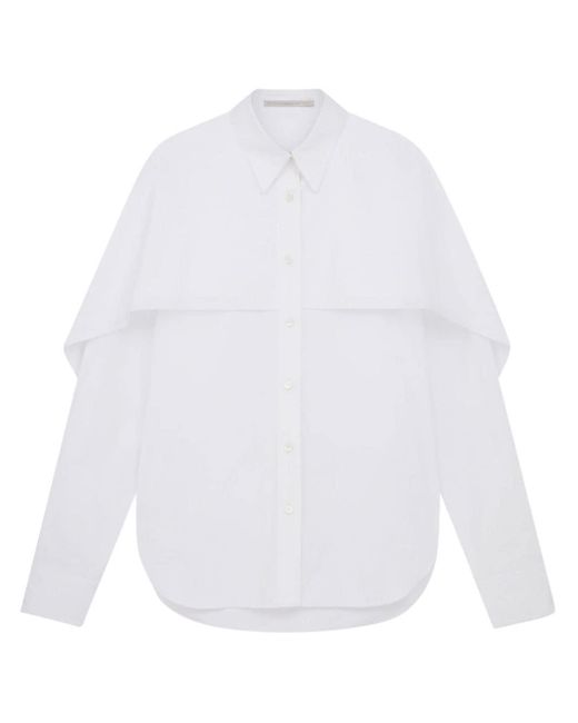 Stella McCartney White Hemd aus Bio-Baumwolle