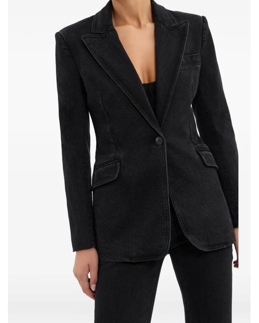 Rebecca Vallance Black Pocket Blazer