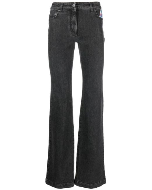 Moschino Straight Jeans in het Black