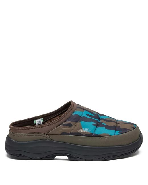Suicoke Brown Pepper Slippers for men