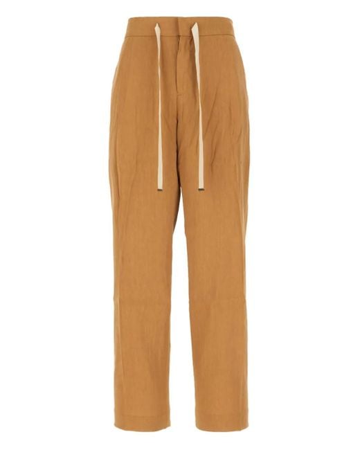 PT Torino Natural Drawstring Welt-Pocket Trousers