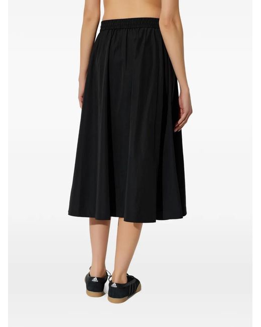 KENZO Black Polyester Cotton Skirt