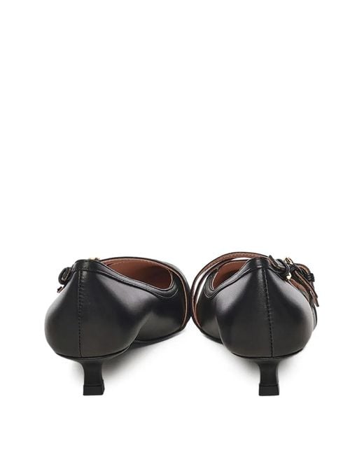 Coccinelle Black 30Mm Fernanda Buckle-Strap Heeled Pumps