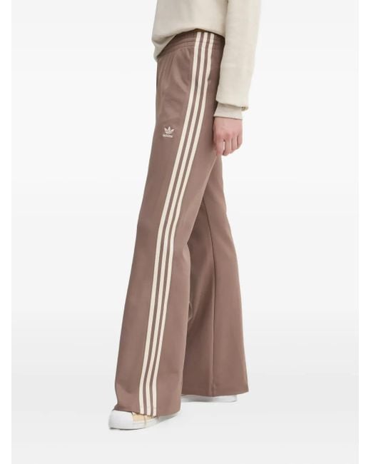 Adidas Natural 3-Stripe Logo Track Pants