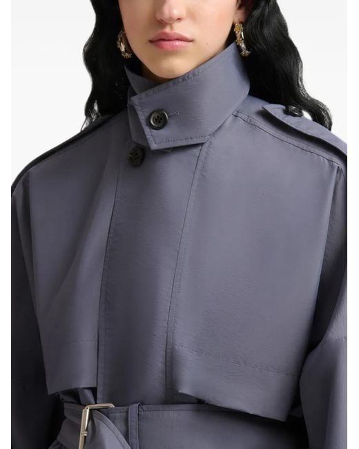Marni Purple Nylon Blouson With Belt