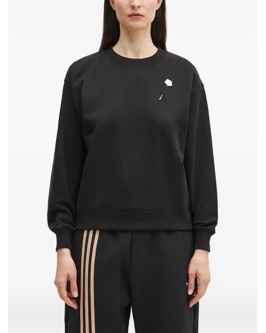 Felpa Con Applicazione di KENZO in Black