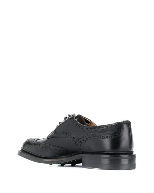 Tricker's Gray Bourton Leather Brogues for men