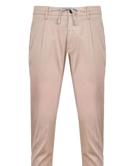 Eleventy Multicolor Drawstring-Fastening Trousers for men