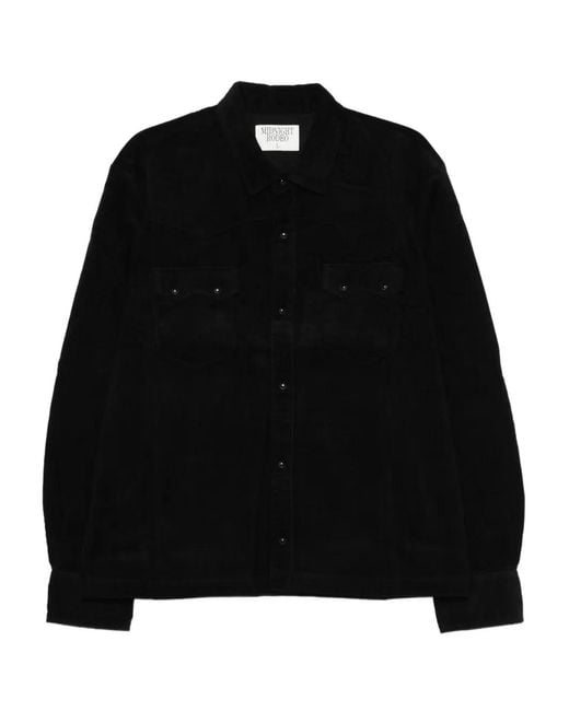 MIDNIGHT RODEO Black Western Buttoned Shirt for men