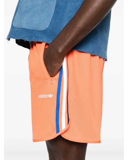 Adidas Orange Sprint Shorts for men