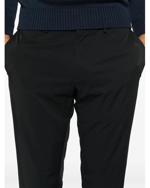 Incotex Black Tapered-Leg Chinos for men