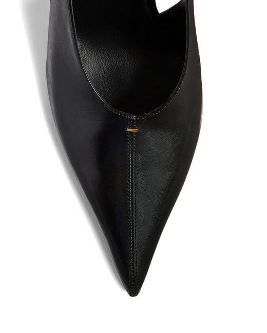 Khaite Black Bella Pumps