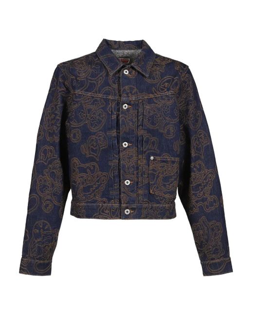 KENZO Blue X Verdy Denim Jacket for men