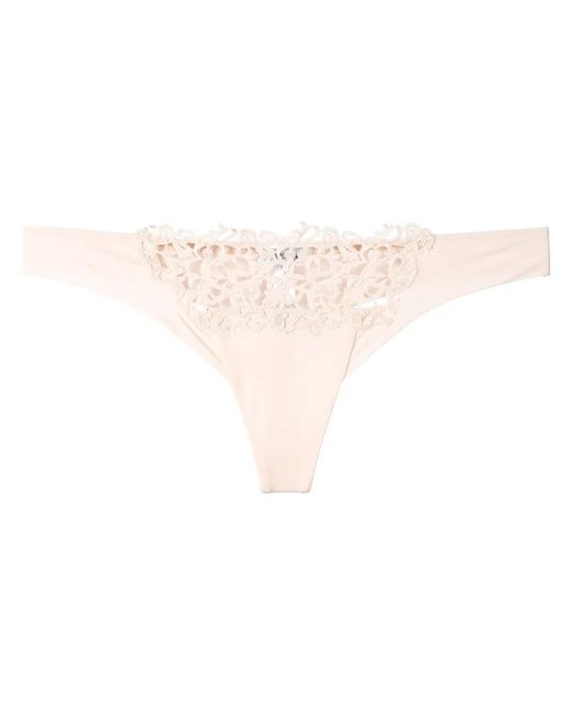 La Perla Natural Petit Macrame Thong