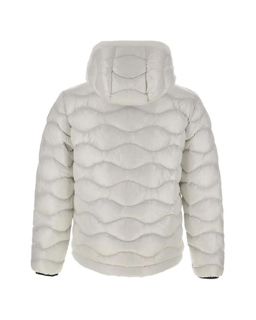 Blauer Gray Wave-Quilted Down Jacket for men