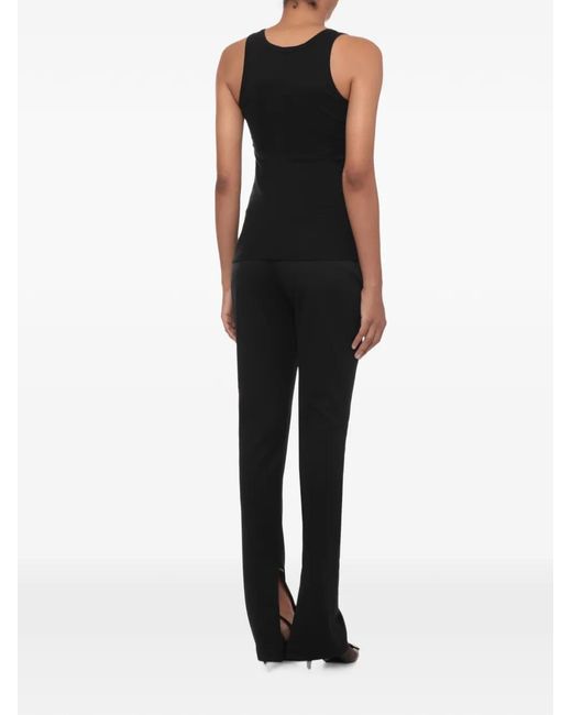 Coperni Black Logo-Plaque Tank Top