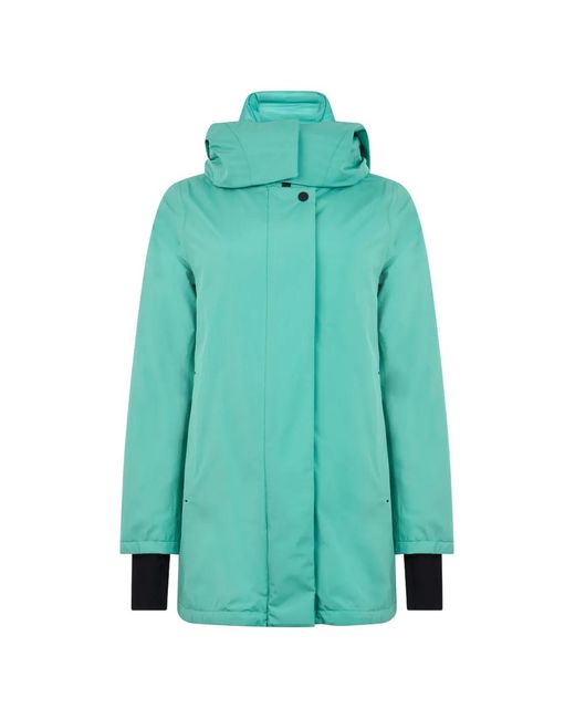 Herno Green Hooded Zip-Up Jacket