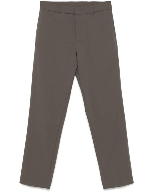 Emporio Armani Gray Tapered Trousers for men