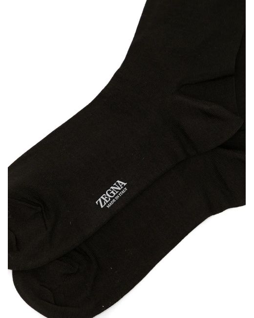 Zegna Black Everyday Socks for men