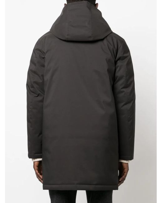 Fay Black Double Morning Raincoat for men