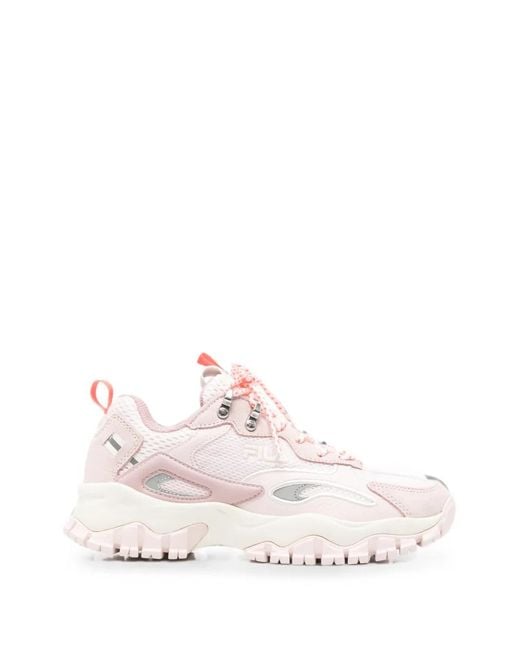 Fila Pink Ray Tracer Tr2 Lace-Up Sneakers